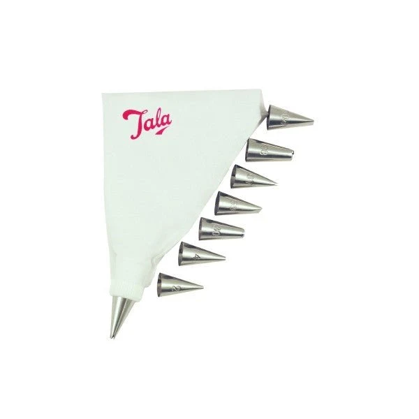 Tala Plastic Icing Bag Set with 8 Nozzles