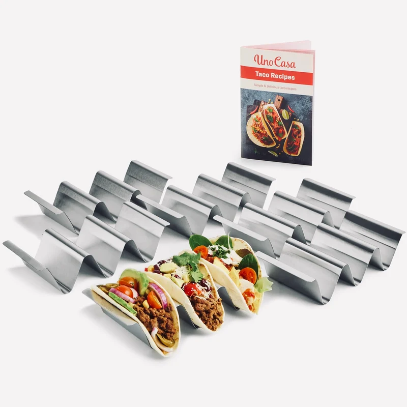 Taco-Halter Set Edelstahl 6 Stück