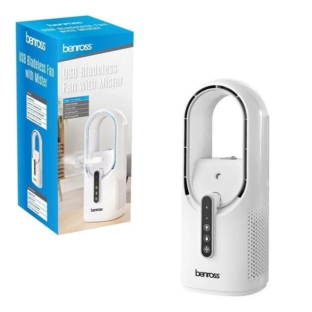 Benross USB Bladeless Fan with Mister
