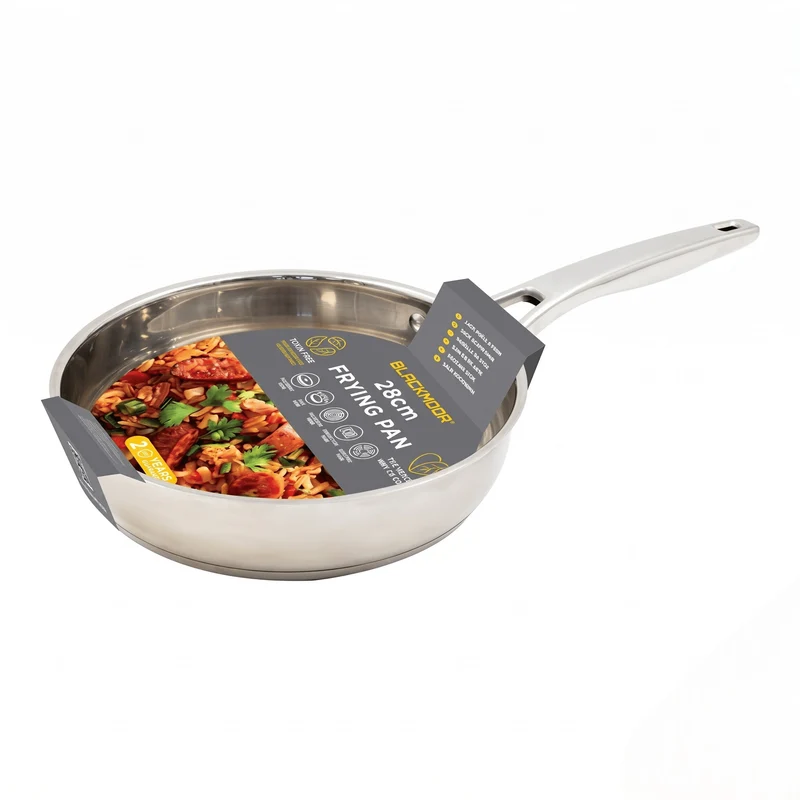 Blackmoor Pro Stainless Steel Frypan – 28cm