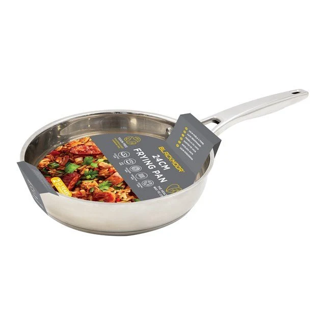 Blackmoor Pro Stainless Steel Frypan – 24cm