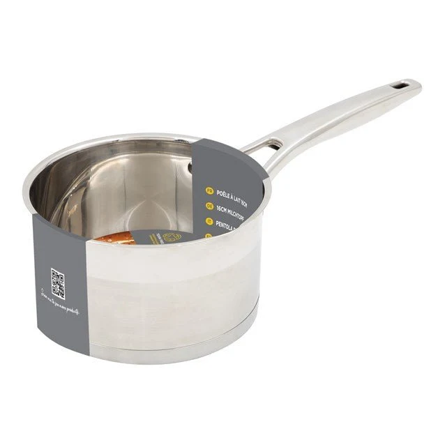 Blackmoor Pro Stainless Steel Milk Pan – 16cm