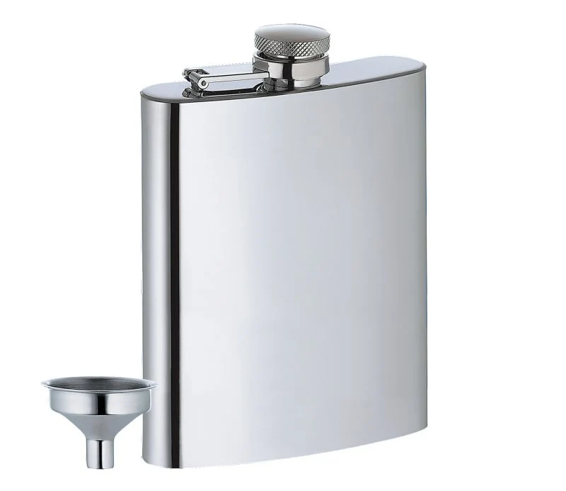 Taschenflasche poliert 0,2l Bar