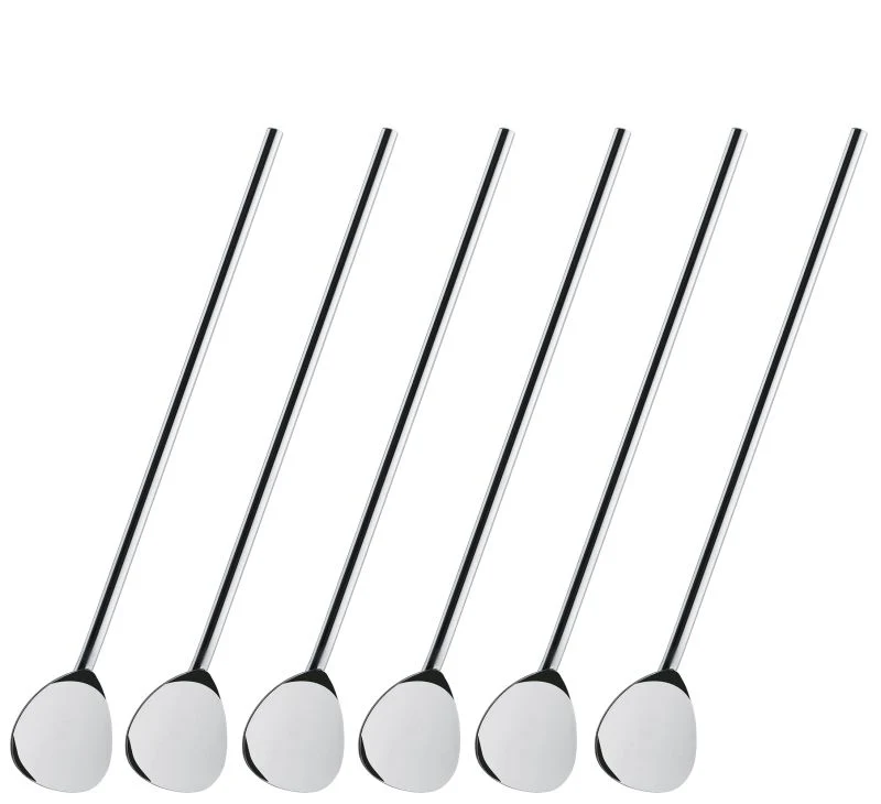 Cocktaillöffel m Trinkhalm 6tl Cilio