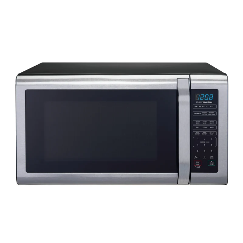 Toscana TCCMWX14S211 1.4 cu.ft. 1100-Watt Countertop Microwave Oven - Black/ Silver