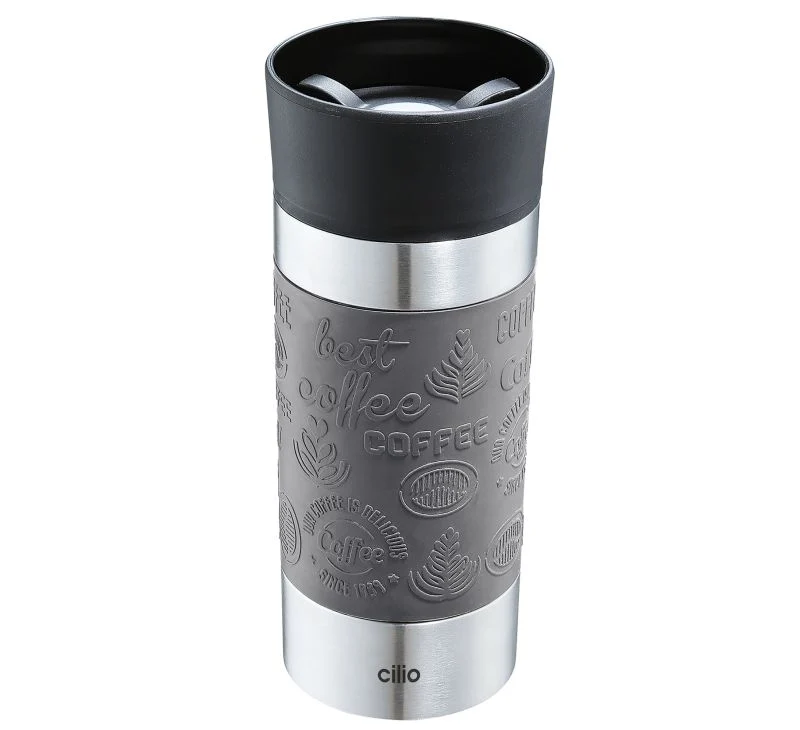Isoliertrinkbecher 360ml grau Cilio - Viaggio