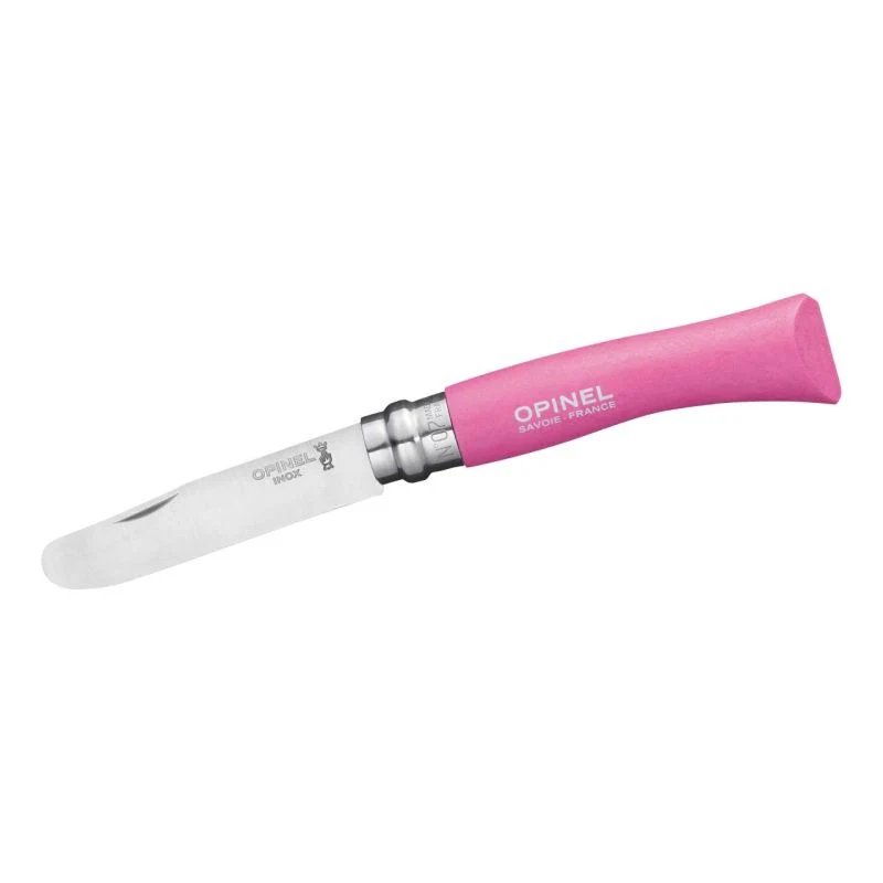 Kindertaschenmesser No. 7 Edelstahl/Buche Pink