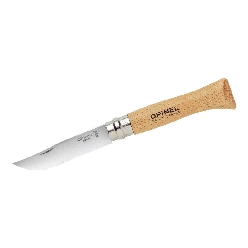 Taschenmesser No. 6 Edelstahl/Buche