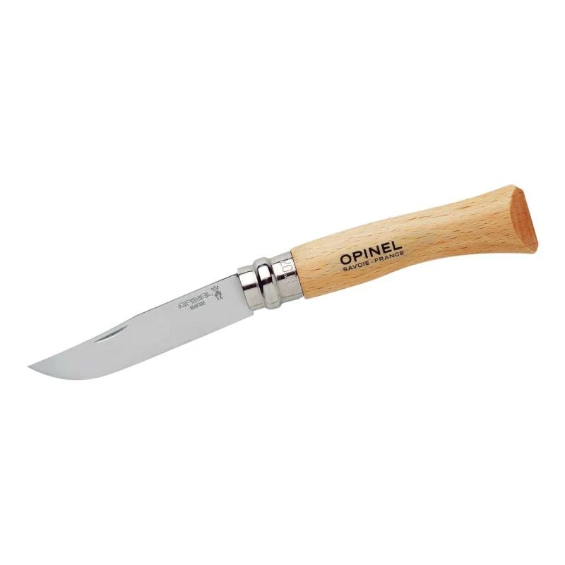 Taschenmesser No. 7 Edelstahl/Buche