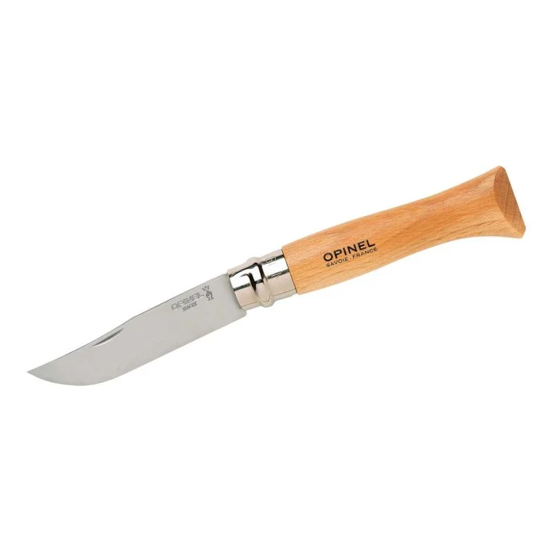 Taschenmesser No. 9 Edelstahl/Buche