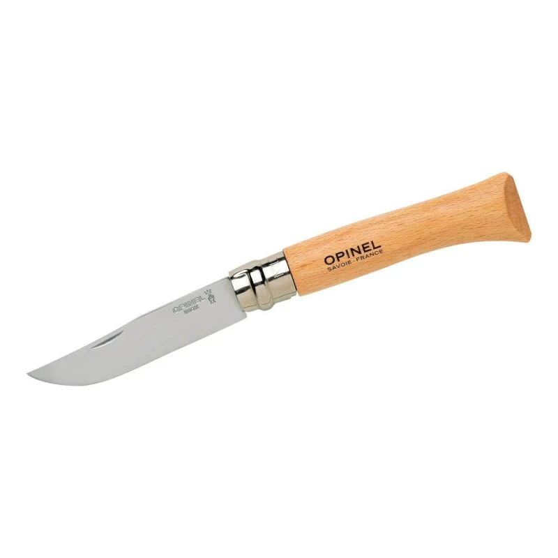 Taschenmesser No. 10 Edelstahl/Buche