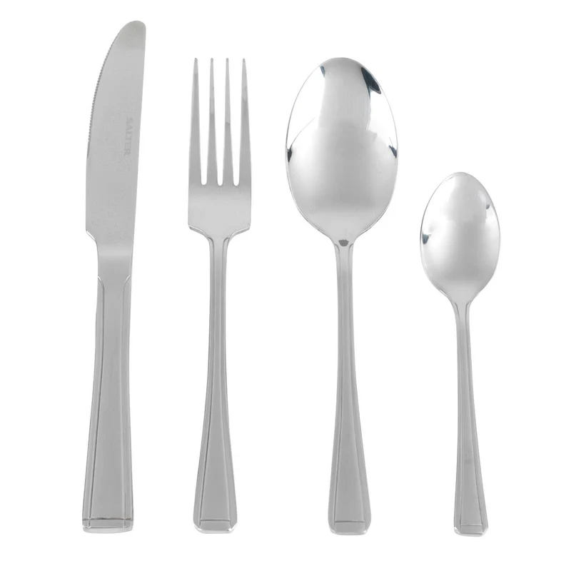 Salter Elegance Buxton 16 Piece Stainless Steel Cutlery Set