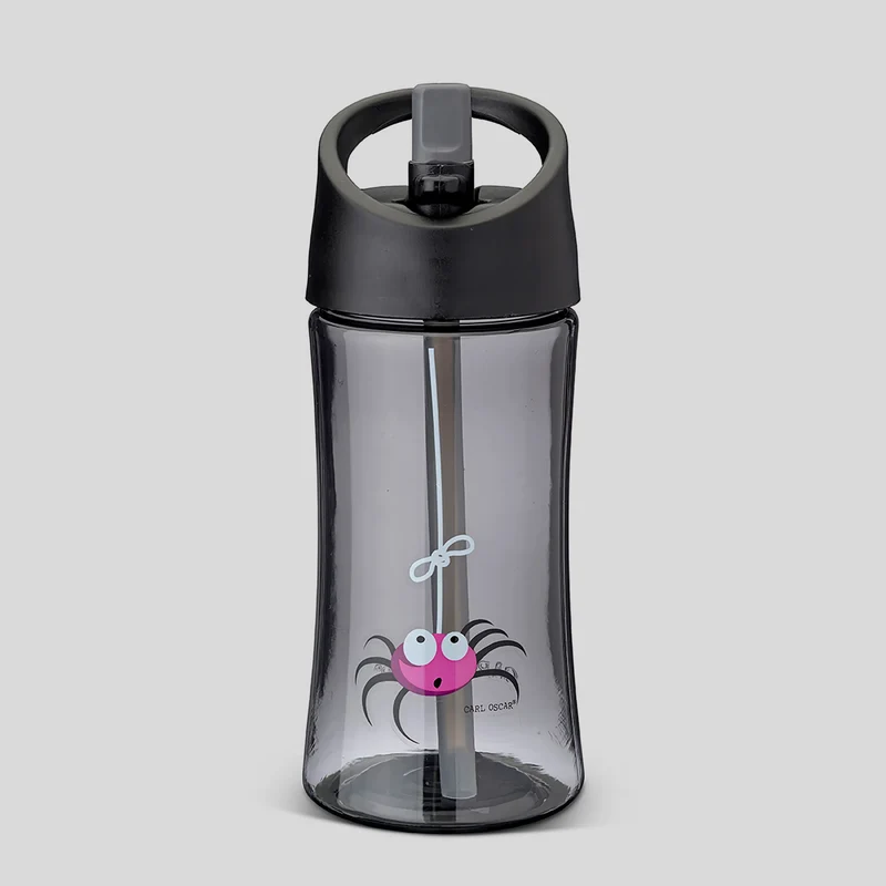 Trinkflasche 0,35 l. grau Spinne