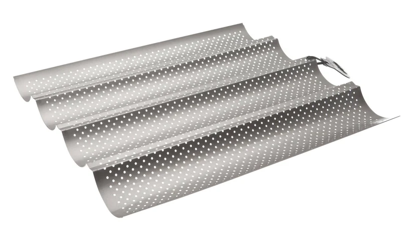 Baguettebackform für 4 Baguettes