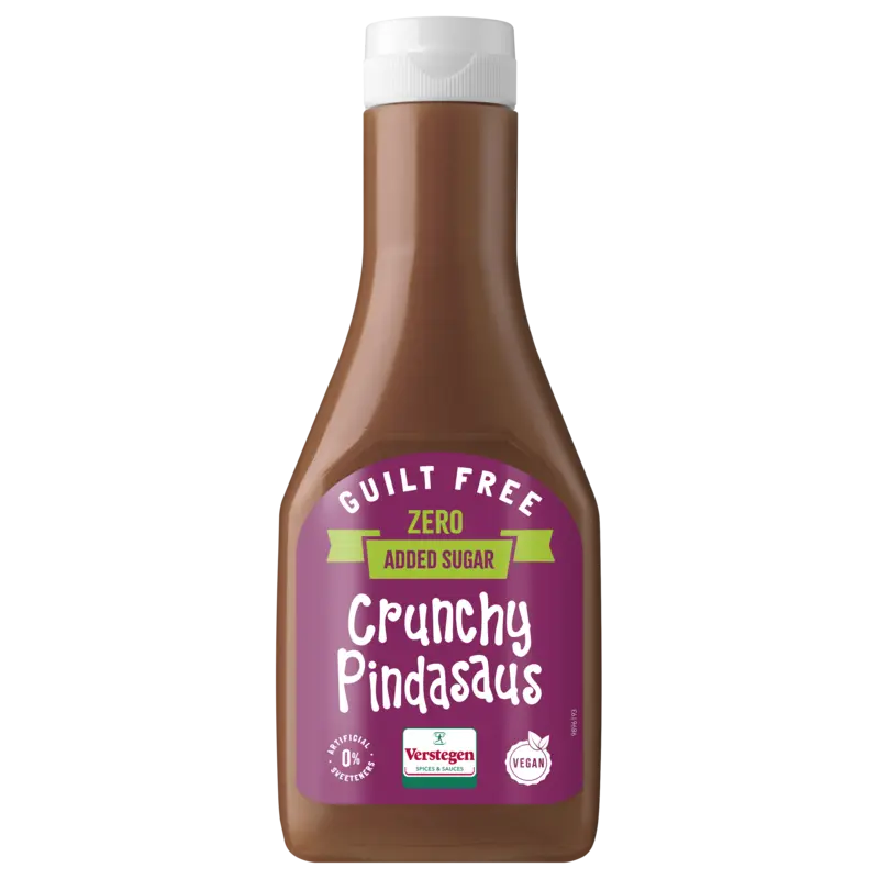 Verstegen Crunchy pindasaus zero added sugar