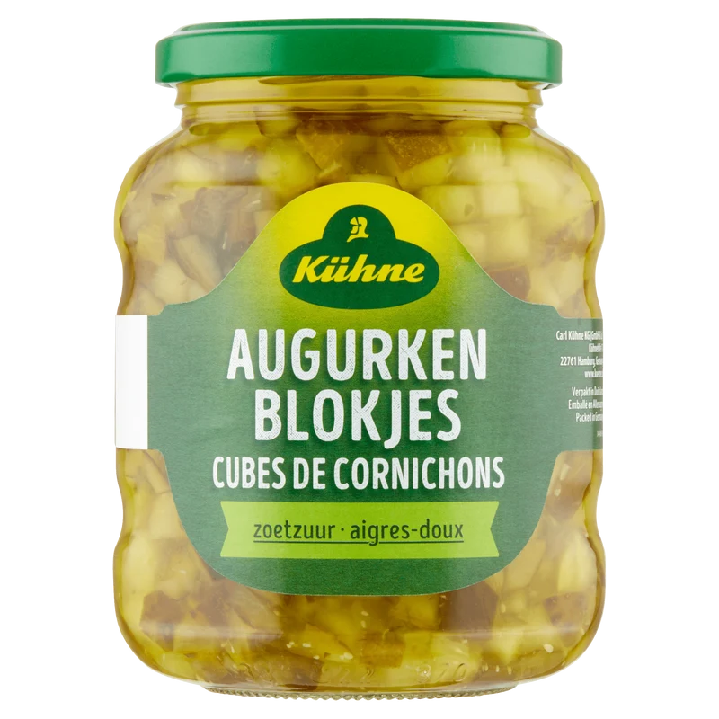 Kuhne Augurkenblokjes zoetzuur
