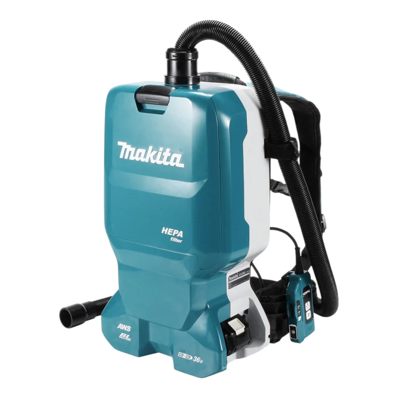 Makita DVC 665 ZU Akku Rucksackstaubsauger 36 V ( 2x 18 V ) Brushless Solo - ohne Akku, ohne Ladegerät