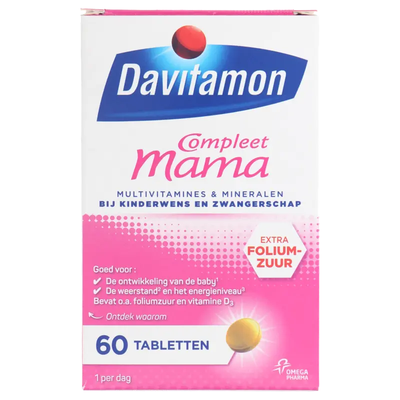 Davitamon Compleet zwanger multivitamine tabletten