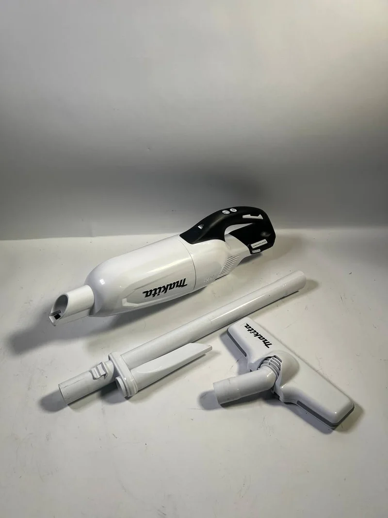 Makita DCL 281 FZW Akku Staubsauger 18 V weiß Brushless Solo - Gebraucht