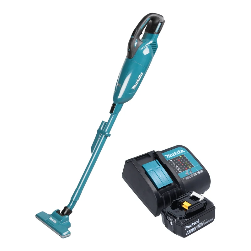 Makita DCL 283 FST1 Akku Staubsauger 18 V 0,73 l Brushless + 1x Akku 5,0 Ah + Ladegerät