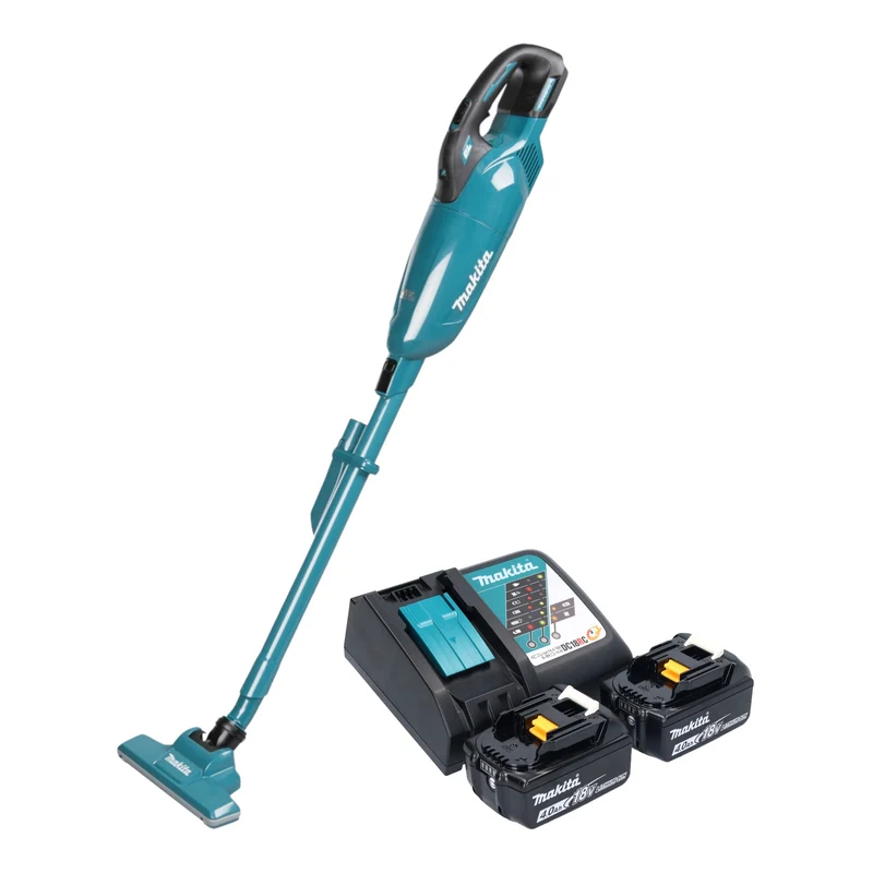 Makita DCL 283 FRM Akku Staubsauger 18 V 0,73 l Brushless + 2x Akku 4,0 Ah + Ladegerät