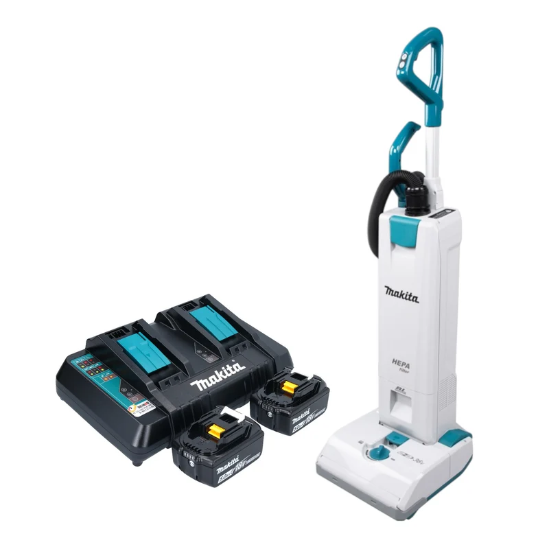 Makita DVC 560 PT2 Akku Staubsauger 36 V ( 2x 18 V ) 5 l Brushless + 2x Akku 5,0 Ah + Ladegerät
