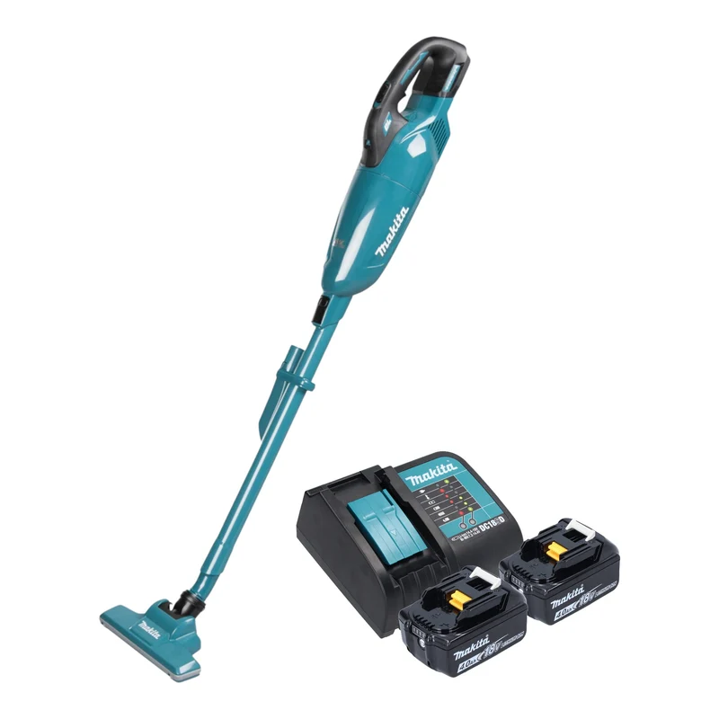 Makita DCL 283 FSM Akku Staubsauger 18 V 0,73 l Brushless + 2x Akku 4,0 Ah + Ladegerät