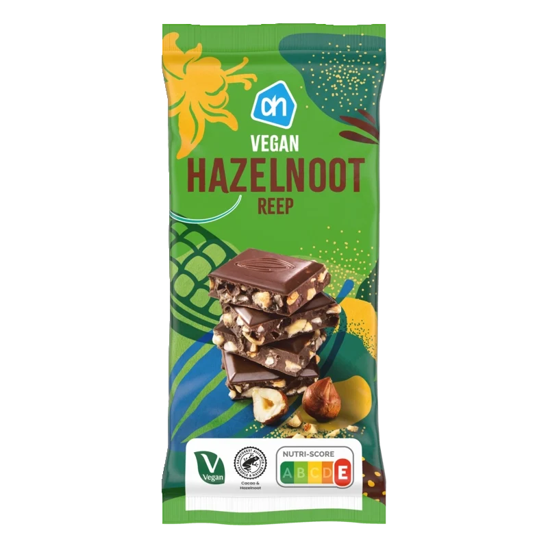 Vegan hazelnoot reep