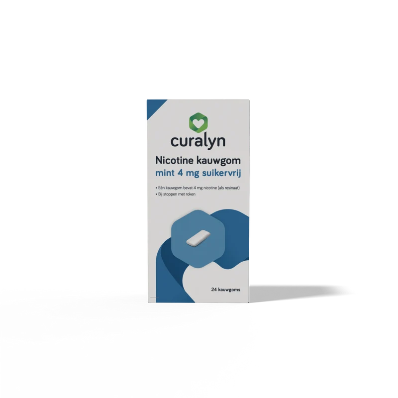 Curalyn Nicotine kauwgom 4mg mint