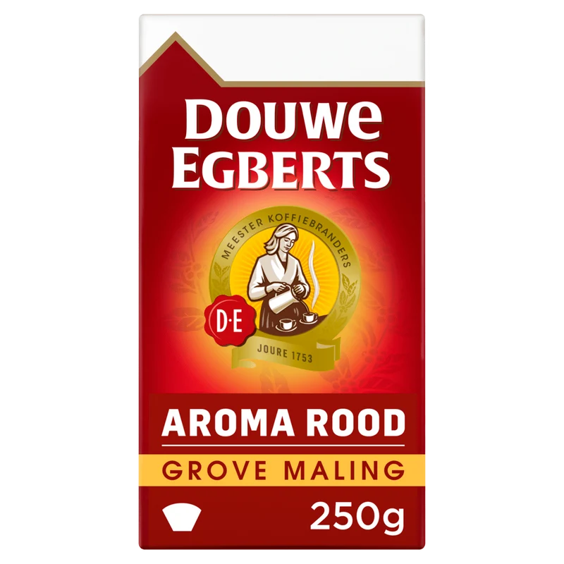 Douwe Egberts Aroma rood grove maling filterkoffie