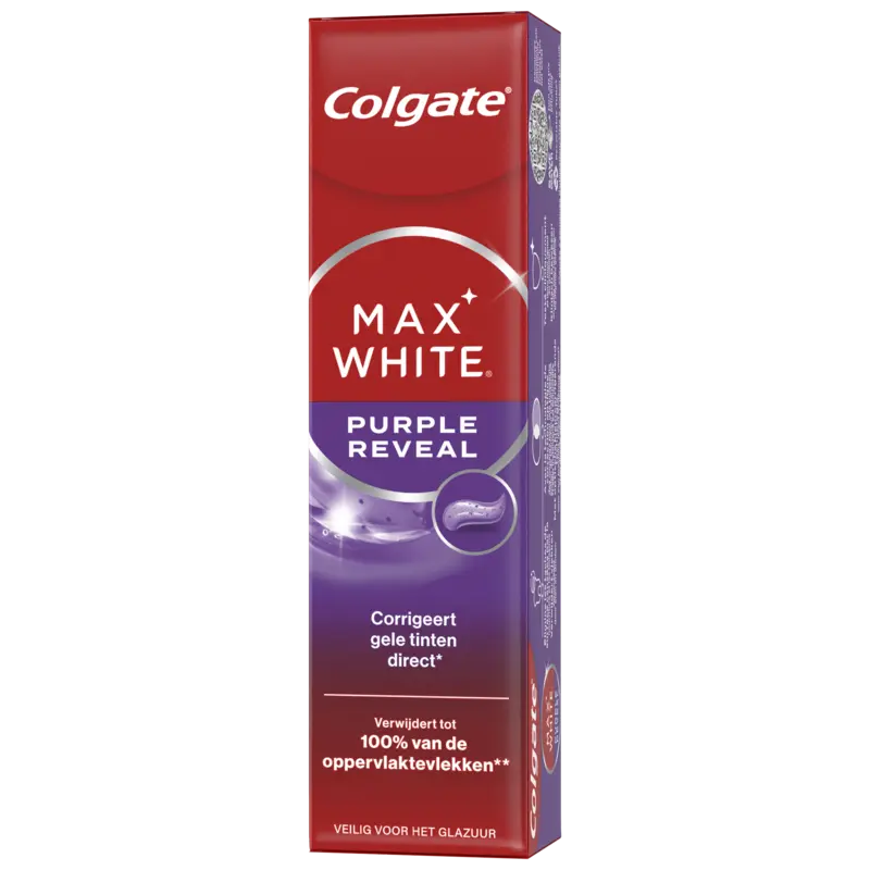 Colgate Max white purple reveal