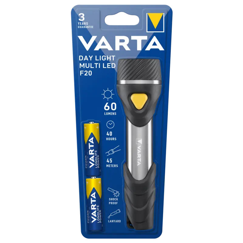 Varta Day light multi led zaklamp f20