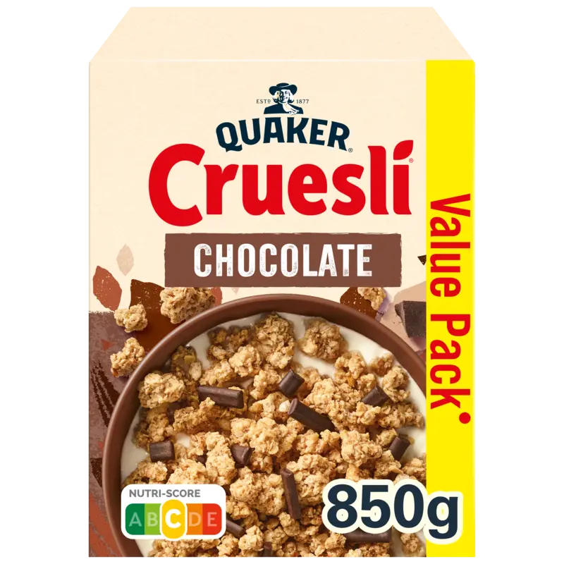 Quaker Cruesli chocolate value pack