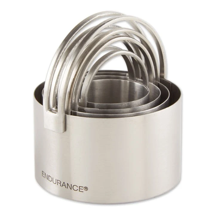 RSVP Round Plain Biscuit Cutter Set Of 4