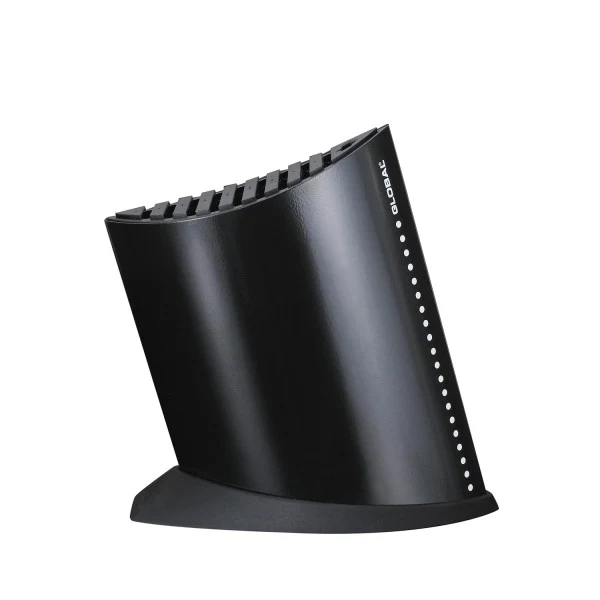 Messerblock oval, schwarz