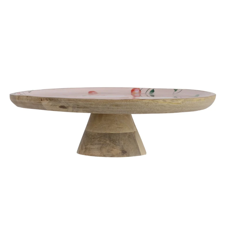 Decoris Cake Stand With Cherry Print 27.5cm