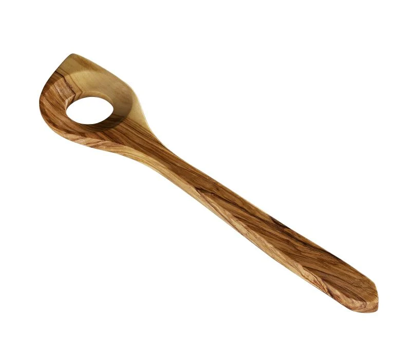 Kochlöffel m Loch 30 Olive Toscana