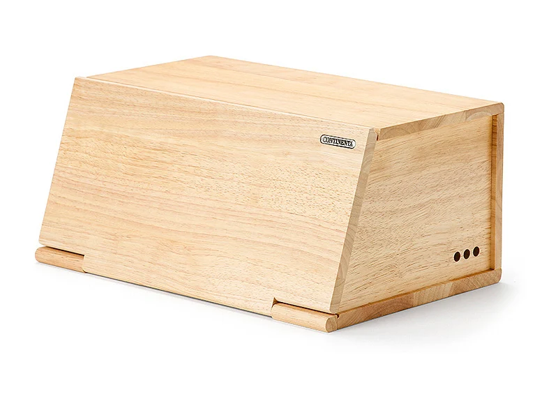 Brotkasten Gummibaum 40 x 26 x 18cm