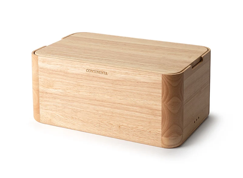 Brotkasten Gummibaum 36 x 23 x 16cm