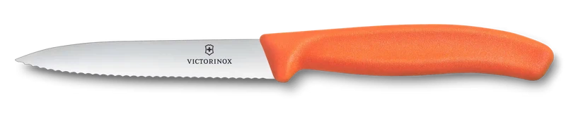 Gemüsemesser 10 cm Welle orange Swiss Classic