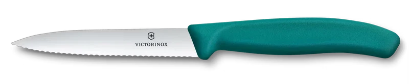 Gemüsemesser 10 cm Welle grün Swiss Classic