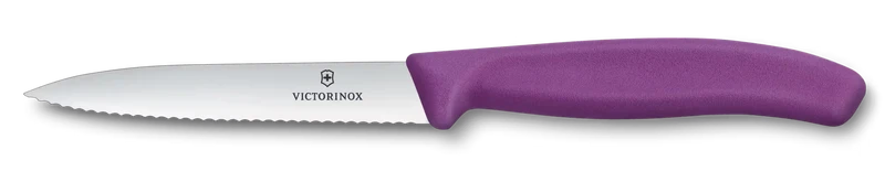 Gemüsemesser 10 cm Welle violett Swiss Classic
