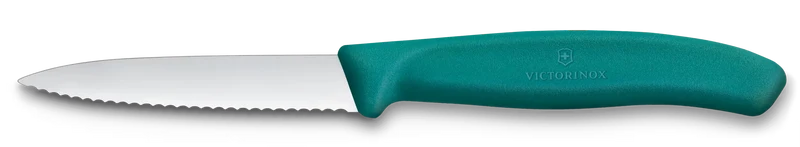 Gemüsemesser 8 cm Welle grün Swiss Classic