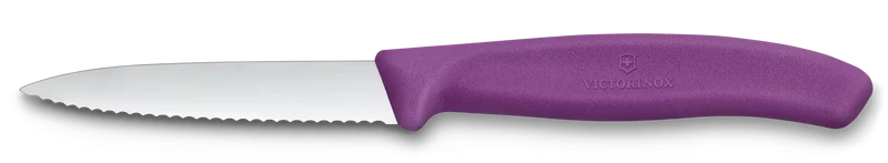 Gemüsemesser 8 cm Welle violett Swiss Classic