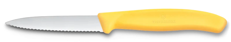 Gemüsemesser 8 cm Welle gelb Swiss Classic