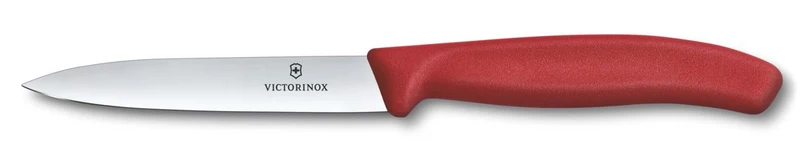 Gemüsemesser 10 cm gerade rot Swiss Classic
