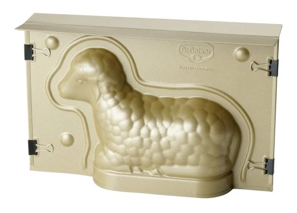 Vollbackform Lämmchen Golden Easter