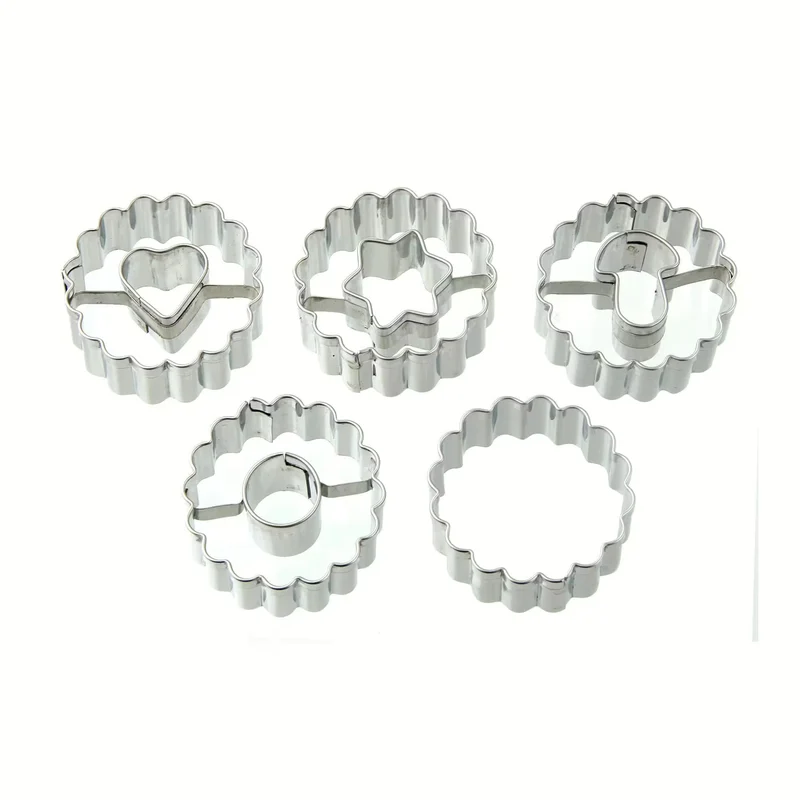 Ausst Mini Linzer EDS 5tlg Ausstecher