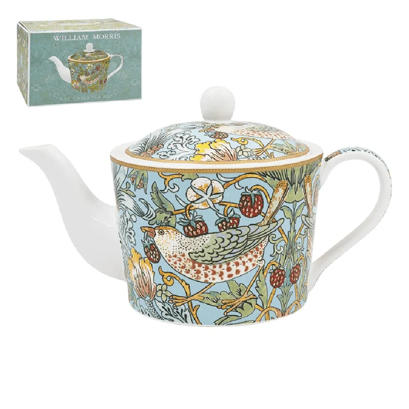 William Morris Strawberry Thief Teapot – 600ml
