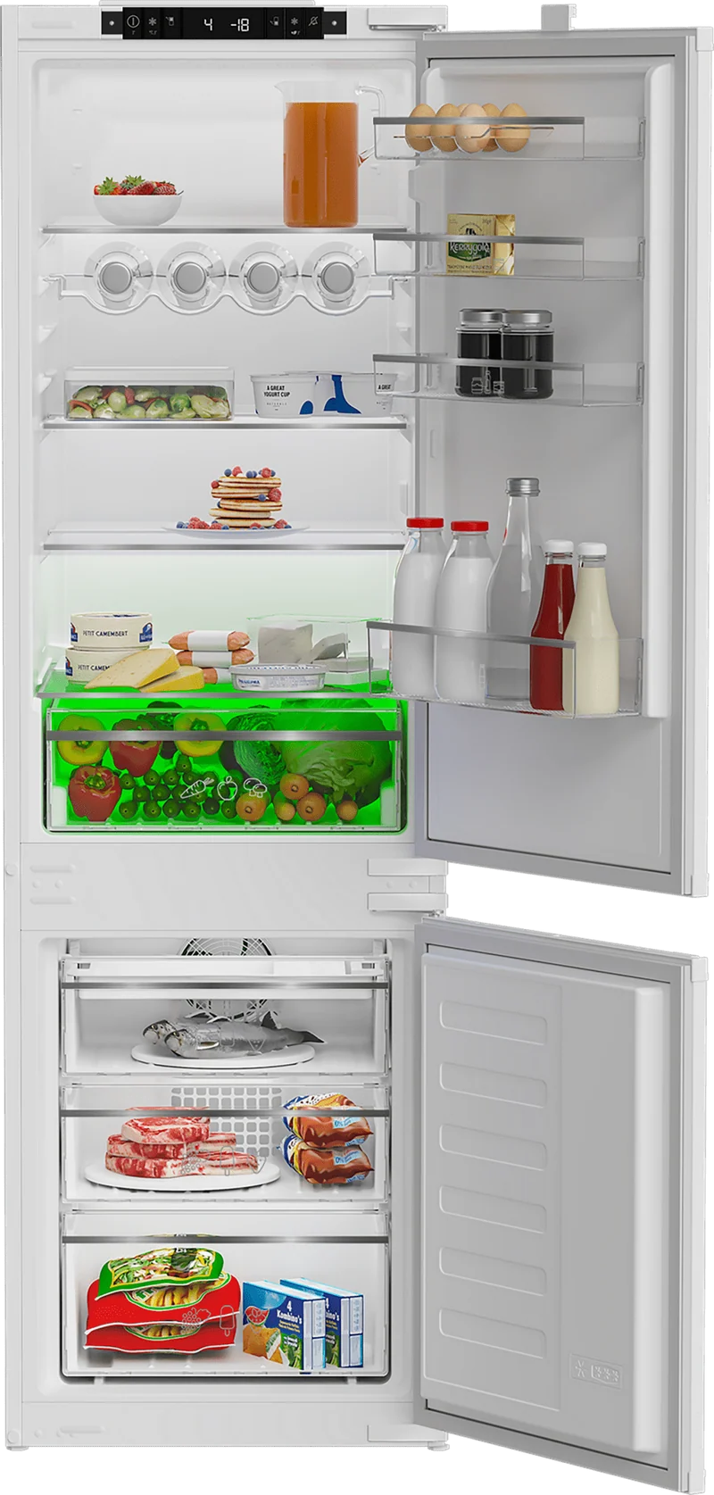 Blomberg Integrated 70:30 Combi Fridge Freezer | KNE4554EVi